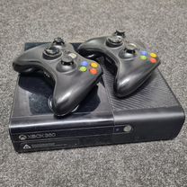 Xbox 360 E 250gb + Прошитый 2 геймпада