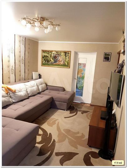 2-к. квартира, 43,9 м², 4/5 эт.