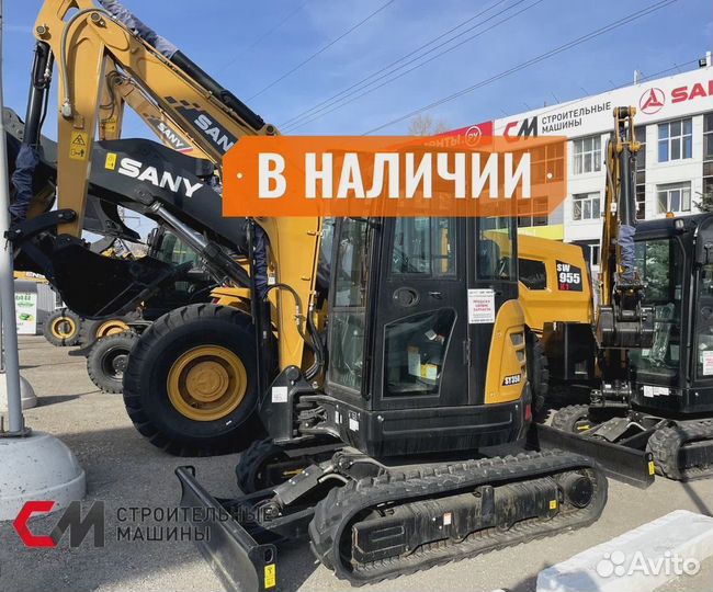 Мини-экскаватор Sany SY35U, 2022
