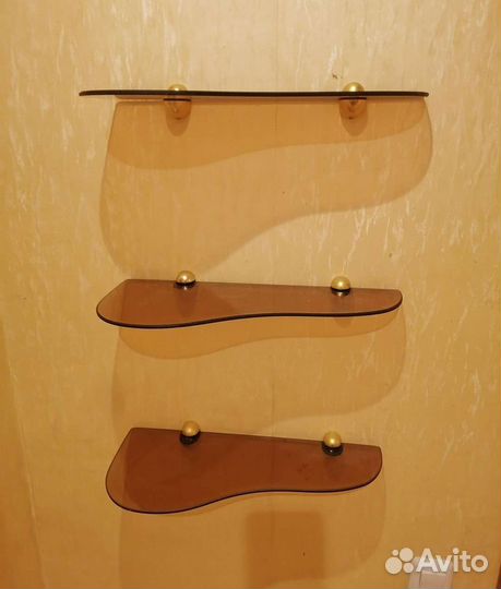 Полка настенная стеклянная