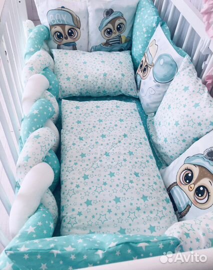 Бортики в детскую кроватку