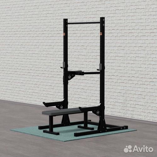 Стойка силовая с турником и скамьей ArmaFort Домаш