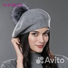 Натуральные помпоны из чернобурки и песца