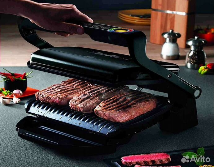 Умный электрогриль Tefal Optigrill + GC712834