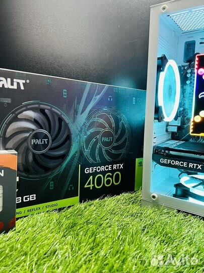 Игровой пк Ryzen 5-3600/RTX4060/16gb/1.25tb/ssd