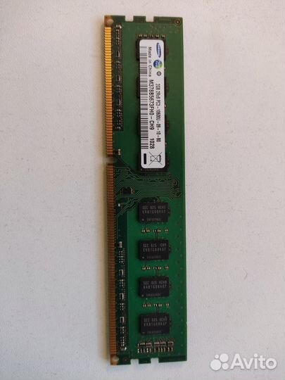Оперативная память Samsung 2gb DDR3 PC3-10600U