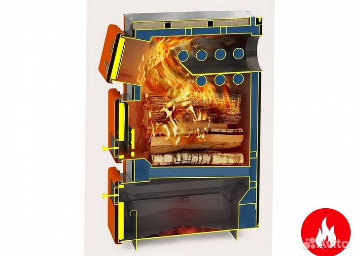 Твердотопливный котел теплодар куппер про-28 (2.0)