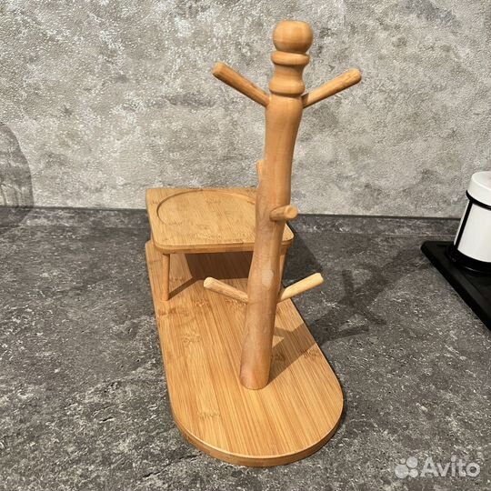 Подставка для кружек и чайника, 6 крючков