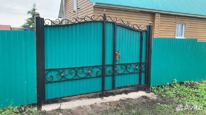 Ворота кованые