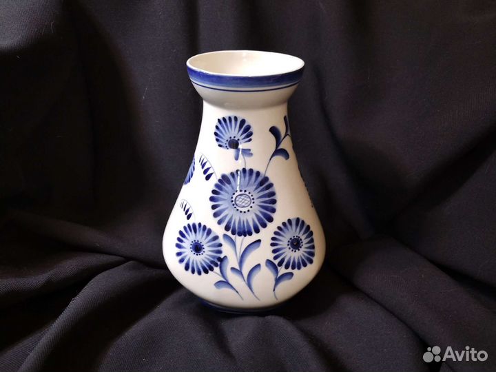 Ваза для цветов Гжель 22см