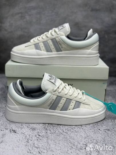 Кроссовки Adidas campus bad bunny белые