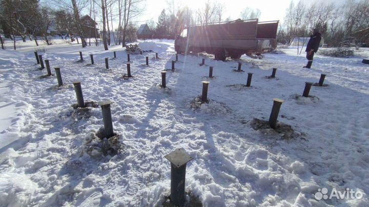 Винтовые сваи / Фундамент под ключ