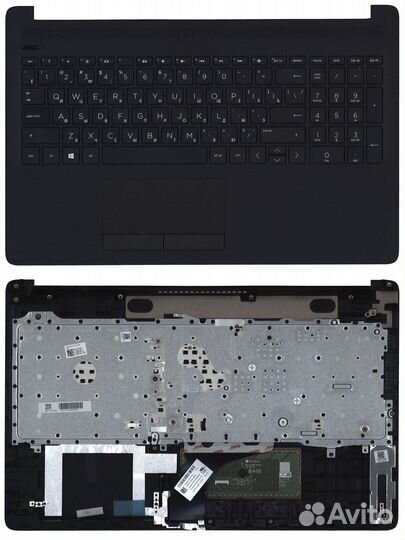 Клавиатура для ноутбука HP 15-DB 15-DA топкейс чер