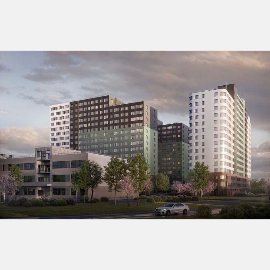 Квартира-студия, 25,7 м², 7/17 эт.