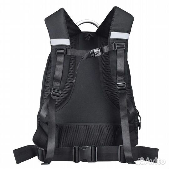 Рюкзак мотоциклетный каркасный Ghost черный