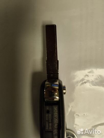 Ключ зажигания (корпус) VW,Scoda,Seat