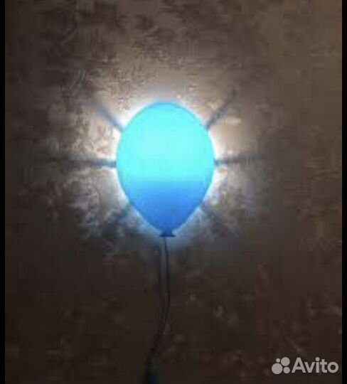 Светильник детский (красно, желтый, голубой )