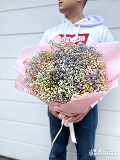 Букет из гипсофилы