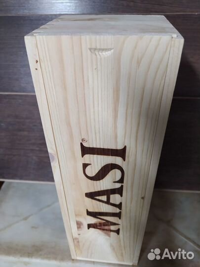 Деревянный подарочный пенал для вина Masi