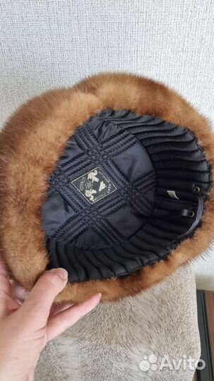 Норковая шапка мужская