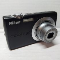 Nikon Coolpix S203 Black Vintage Cam