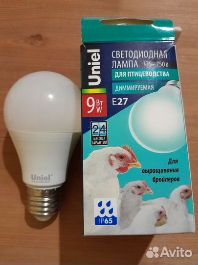 Светодиодная лампа для кур