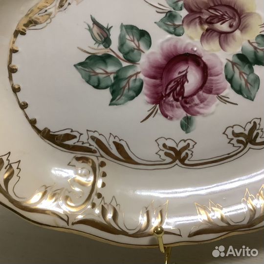 Блюдо, фаянс, Каменный брод, СССР