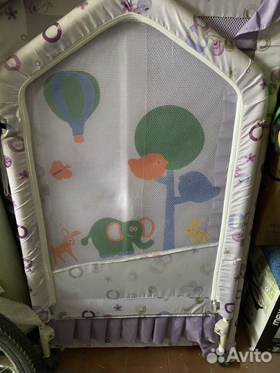 Кроватка манеж с матрасом