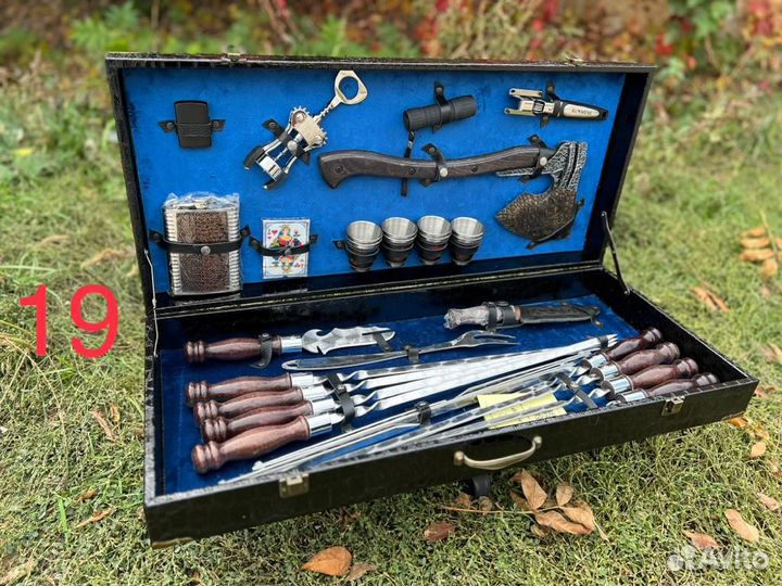Шашлычный набор в чемодане № 19
