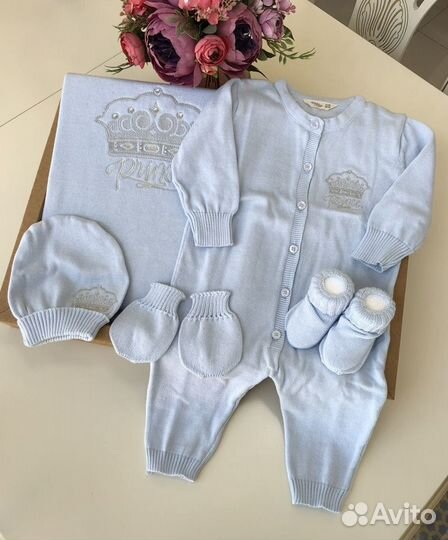 Набор на выписку для мальчика лето