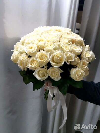 Розы с доставкой, букет роз 101 шт