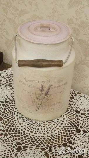 Бидон алюминиевый винтаж 10 л