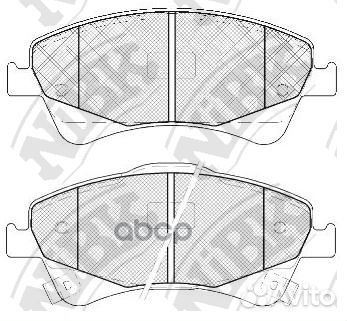 Комплект тормозных колодок PN1837 NiBK