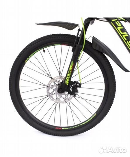 Велосипед pulse, скоростной, дисковые тормоза, 24