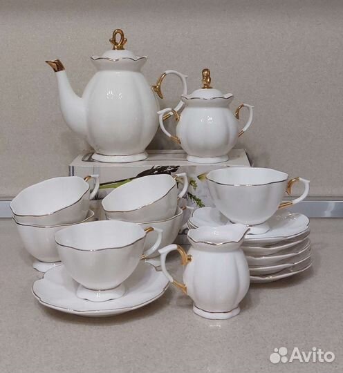 Чайный сервиз Коралл. Новый