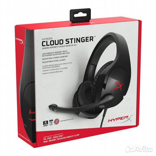 Наушники hyperx cloud stinger