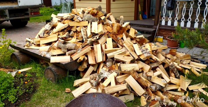 Дрова Березовые от производителя навалом в Выборге