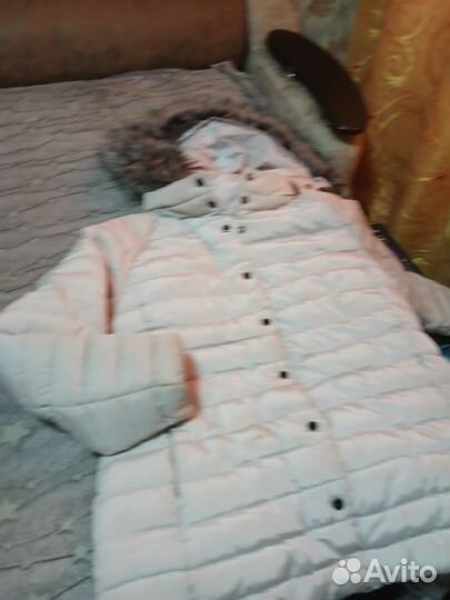 Пуховик женский 50 52 размер бу