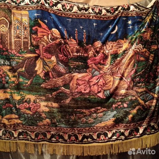 Плюшевое покрывало СССР