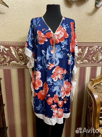 Кофта,Туника,Франция,оверсайз