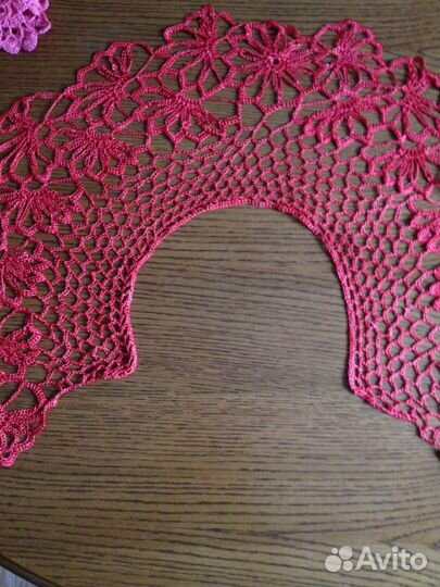 Салфетки.Воротник. Ручная работа,кружево