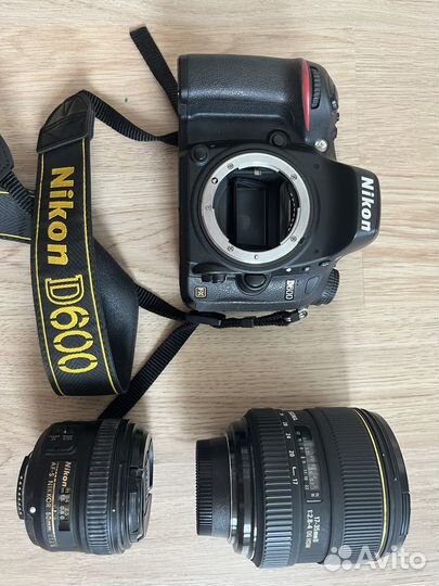 Зеркальный фотоаппарат nikon d600