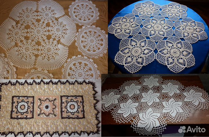 Салфетки и скатерти ручной работы