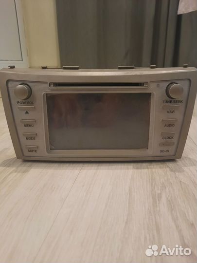 Штатная магнитола тойота камри 40