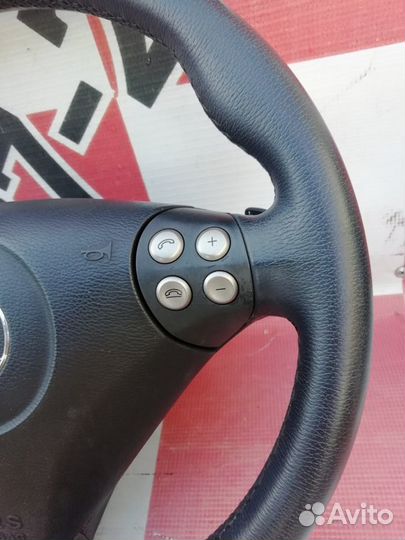 Руль кожаный спорт с лепестками Мерседес W203 рест