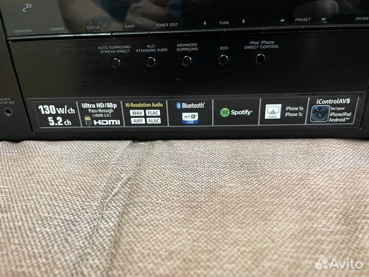 Av ресивер pioneer vsx-824(Airplay,bluetooth,4k)