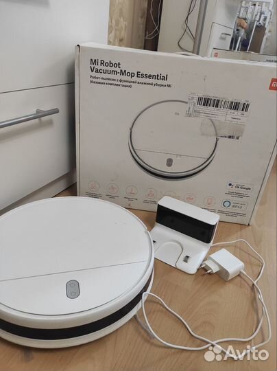 Робот пылесос xiaomi mi robot vacuum mop essential