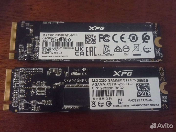 SSD m2 256, 500 GB