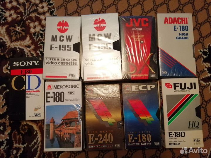 Видеокассеты vhs