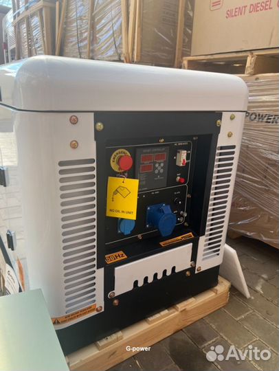 Генератор дизельный 13 кВт G-power DG15000S однофа